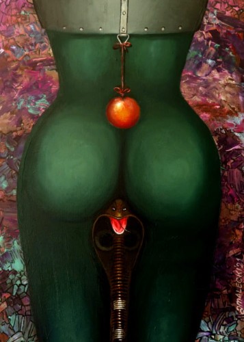 la dame en demi-armure II 500x700.jpg