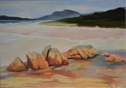 Elżbieta Pazera Oceany dalekie II , akryl , 55 x 80 cm 2021.JPG