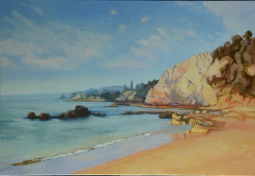 Elżbieta Pazera , Oceany dalekie IV , akryl , 55 x 80 ,cm, 2022.JPG