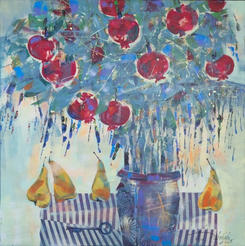 Dubowik Wiktoria, Gałązka granatu, 100x100 (Kopiowanie).jpg