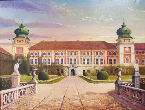 Cyprian Biełaniec- Zamek w Łańcucie.jpg